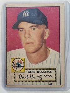 lot 279 image: Bob Kuzava 1952 Topps No. 85