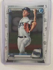 lot 283 image: Joe Ryan 1st Bowman 2020 Bowman Chrome No. BCP-117