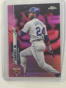 lot 292 image: Ken Griffey Jr. 2020 Topps Chrome 1992 All-Star Game Chrome U-63