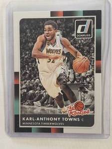 lot 299 image: Karl-Anthony Towns Donruss The Rookies 2015-16 Panini No. 21