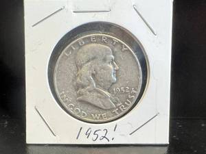 1952 D Franklin Half Dollar