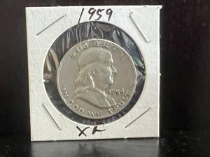 1959 D Franklin Half Dollar