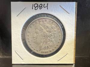 1884 Morgan Silver Dollar