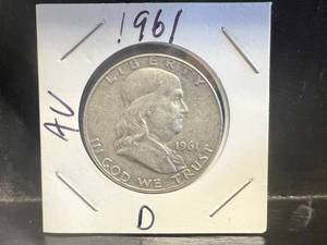 1961 D Franklin Half Dollar