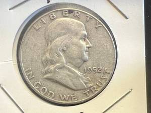 1952 D Franklin Half Dollar