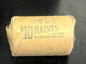 Roll (20) 1967 Kennedy Half Dollars - 40% Silver