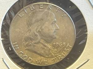 1963 D Franklin Half Dollar