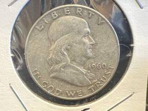 1960 D Franklin Half Dollar