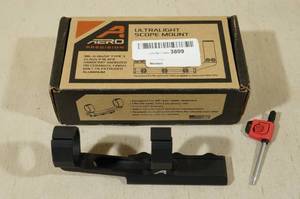 lot 21 image: Aero Precision Ultralight Scope Mount - 30mm, Black, SPR Relief