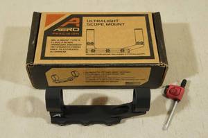 lot 22 image: Aero Precision Ultralight Scope Mount - 1, Standard Relief, Black