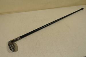 lot 24 image: Hand Grenade Handle Sword Cane