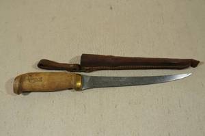 lot 42 image: Marttiini Rapala Fillet Knife with Leather Sheath