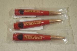 lot 45 image: 3 Lucky Shot Fireman Bottle Openers