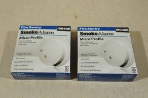 lot 123 image: Fire Sentry Micro Profile Smoke Alarms