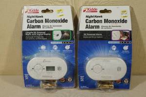 lot 125 image: Kidde Night Hawk Carbon Monoxide Alarms