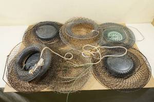 lot 130 image: Metal Catch Nets