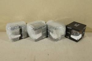 lot 145 image: 4 Lucky Shot Rocks Glasses with Embedded Bullets - Spartan