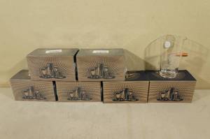 lot 149 image: 6 Pint Glasses with Embedded Bullets - Too Cool For British Rule