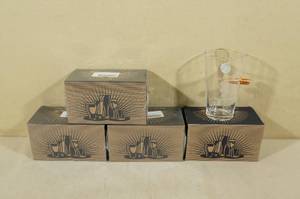 lot 152 image: 4 Pint Glasses with Embedded Bullets - Too Cool For British Rule