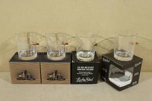 lot 154 image: 4 Rocks Glasses with Embedded Bullets