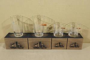 lot 156 image: 4 Glasses with Embedded Bullets - My Wife and My Gun, Till Death Do Us Part