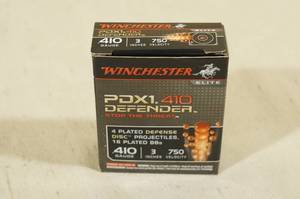lot 177 image: 10 Winchester PDX1 Defender .410 Gauge 3 Shotshells