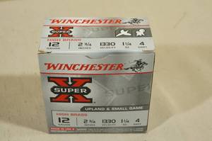 lot 180 image: 25 Winchester Super-X 12 Gauge 2-34 4 Shot Shotshells