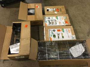 Lot of Assorted Shelving Units Various Models and  Conditions  Customer Returns See Pictures