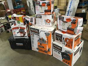 Lot of Assorted Power Tools and Hardware Various Models and Conditions Customer Returns See Pictures