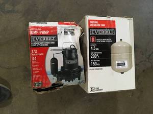 Lot of Assorted Everbuilt Utility Pumps  Various Models and Conditions  Customer Returns See Pictures