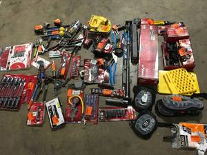 Lot of Assorted Hand Tools and Hardware Various Models and Conditions  Customer Returns See Pictures