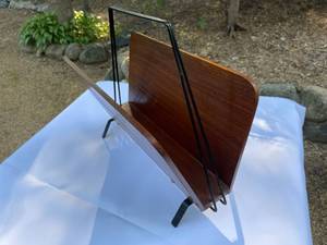 Vintage Wooden Magazine Rack