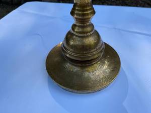 Large Brass Candle Holder