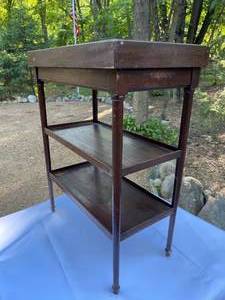 Vintage Three Shelf Wooden Storage Piece