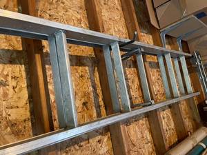 Twenty Foot Aluminum Extension Ladder