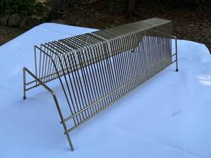 Vintage Metal 45  Album Rack