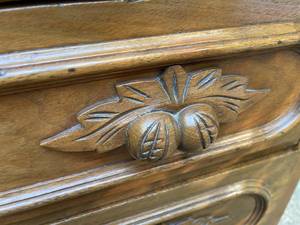 Antique Victorian Walnut Step Back Dresser