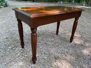 Wooden Piano Bench with Storage