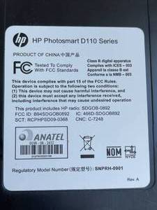 HP Photosmart Printer Model D110