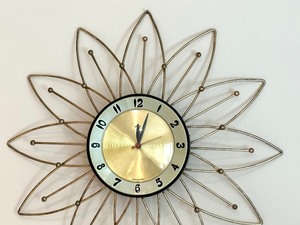 Vintage Mid Century Modern Wall Clock by Lux