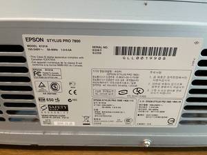 Epson Stylus Pro 7800 Printer
