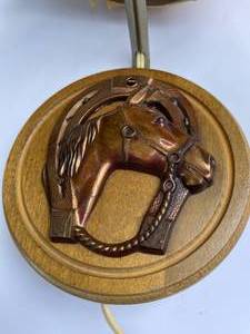 Vintage Horse Themed Wall Mount Lamp