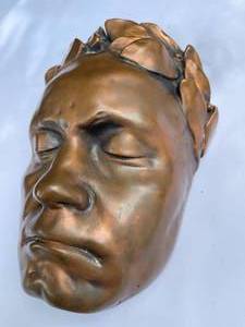 Vintage Copper Beethovens Death Mask