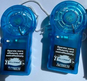 2 Aetrium Battery Operated Camping Fans