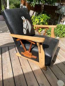 Vintage Western Themed Rocker