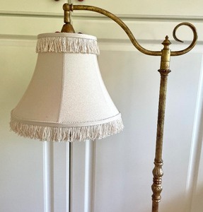 Vintage Metal Dragon Figural Floor Lamp