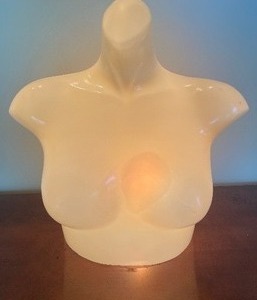 Vintage Illuminated Mannequin Torso