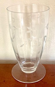 10 Vintage Etched Glasses