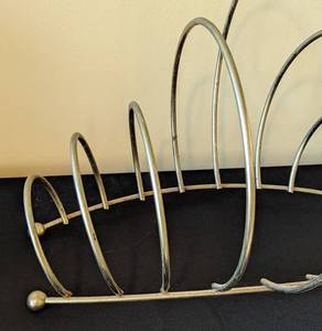 Mid Century Brass Wire Magazine Rack