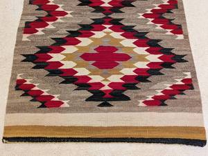 Colorful Woven Wool Runner